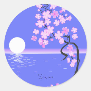 Sakura Classic Round Sticker
