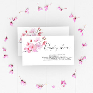 Sakura - Display shower Enclosure Card