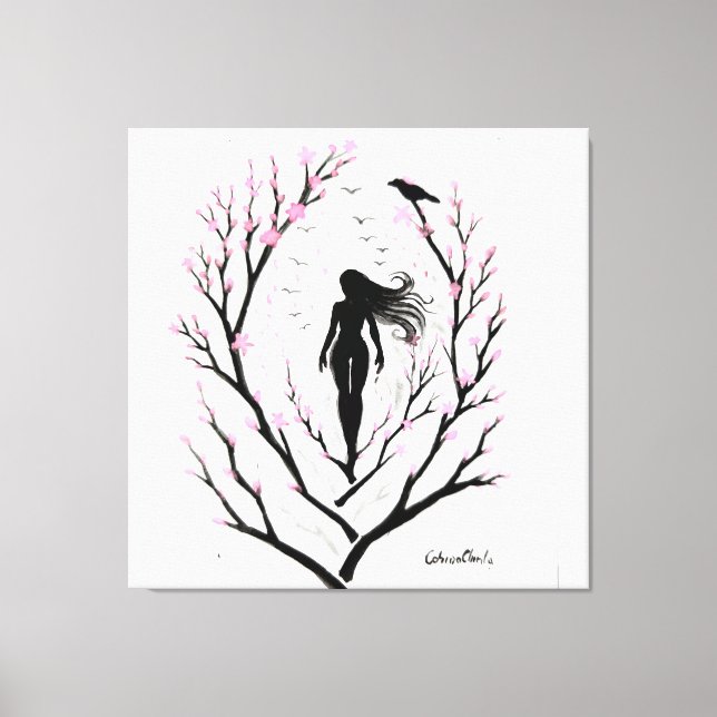 Sakura dream canvas print (Front)