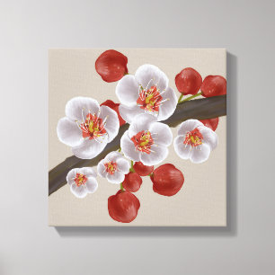 Sakura Flower Blossom Canvas Print