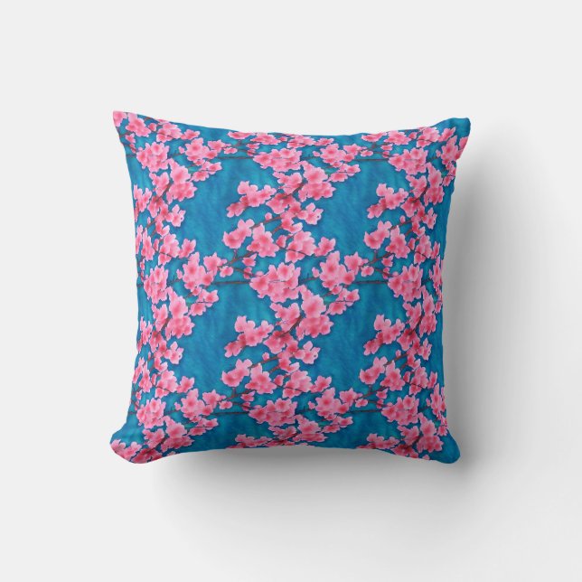 Sakura flower  cushion (Front)