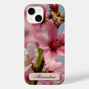 Sakura Flower, Pink Japanese Flower Case-Mate iPhone 14 Case