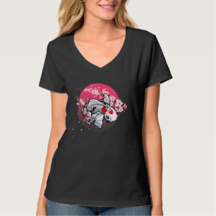 Sakura Flowers And Koi Fish Zen Water Fish Pond Ga T-Shirt