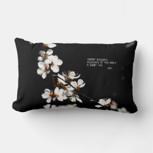 Sakura flowers lumbar cushion