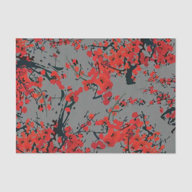 Sakura flowers Tissue Paper (Front)