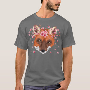 Sakura Forest Animal Lover Cherry Blossom Fo T-Shirt
