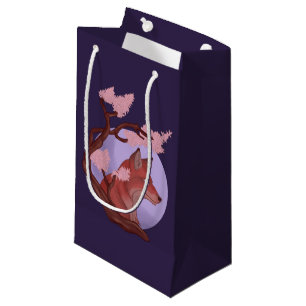 Sakura Fox Small Gift Bag