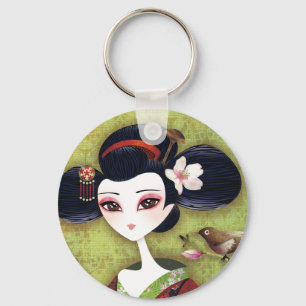 Sakura Girl Key Ring