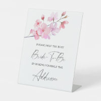 Sakura - help the busy bride Address Poster