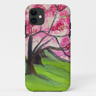 Sakura Japanese Cherry Blossom art iPhone 11 Case