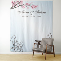 Sakura Japanese Cherry Blossom Asia Photo Backdrop