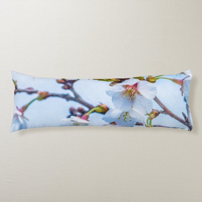 Sakura - Japanese Cherry Blossom Body Cushion (Front)