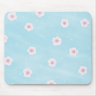 Sakura Japanese Cherry Blossom Floral Mouse Mat