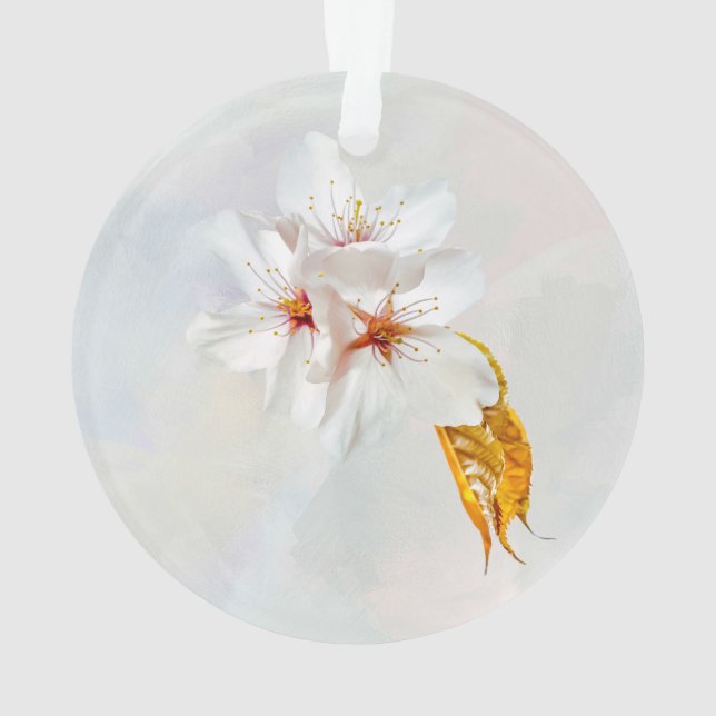 Sakura - Japanese cherry blossom Ornament (Back)