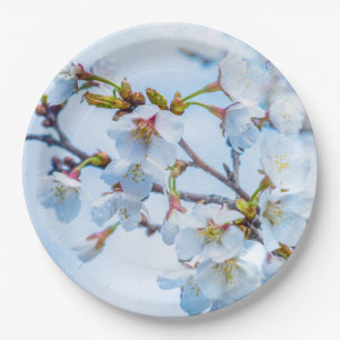 Sakura - Japanese Cherry Blossom Paper Plate