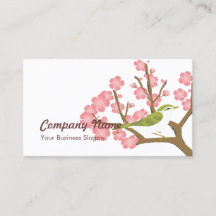 Sakura Japanese Cherry Blossoms Business Card