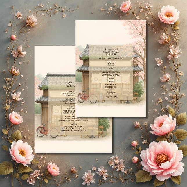 sakura japanese tea house destination program menu (Creator Uploaded)