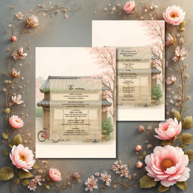 sakura japanese traditional tea house destination  menu (Creator Uploaded)