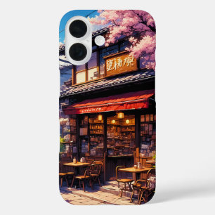Sakura Kissa - Cherry Blossom Café iPhone 16 Case