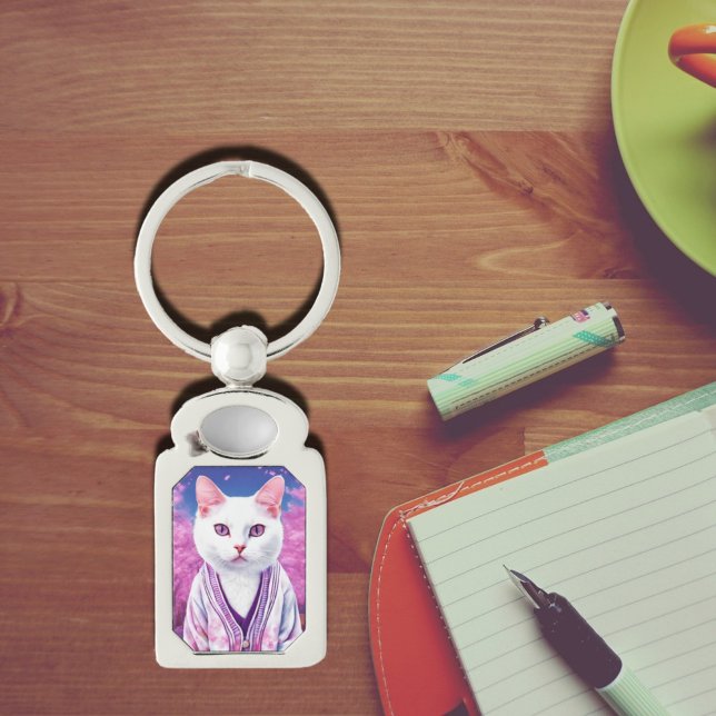 Sakura kitty  key ring (Creator Uploaded)