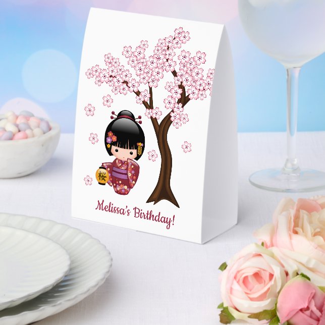 Sakura Kokeshi Doll Cute Japanese Geisha (Insitu(Wedding))