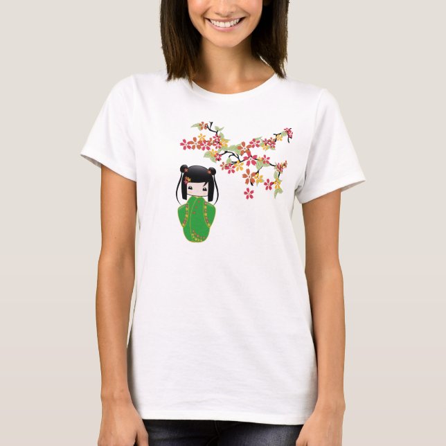 Sakura Kokeshi Doll, T-shirt (Front)