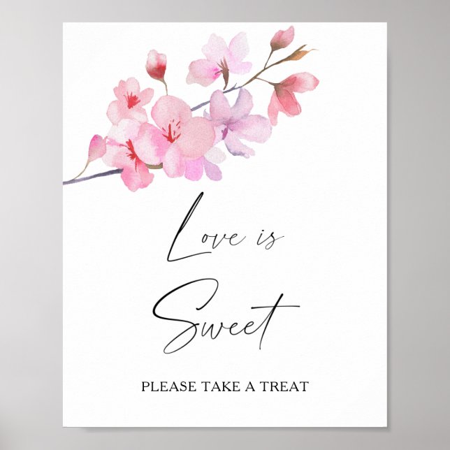 sakura - love is sweet take a treat poster (Front)