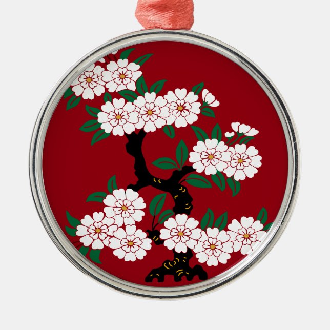 SAKURA METAL TREE DECORATION (Front)