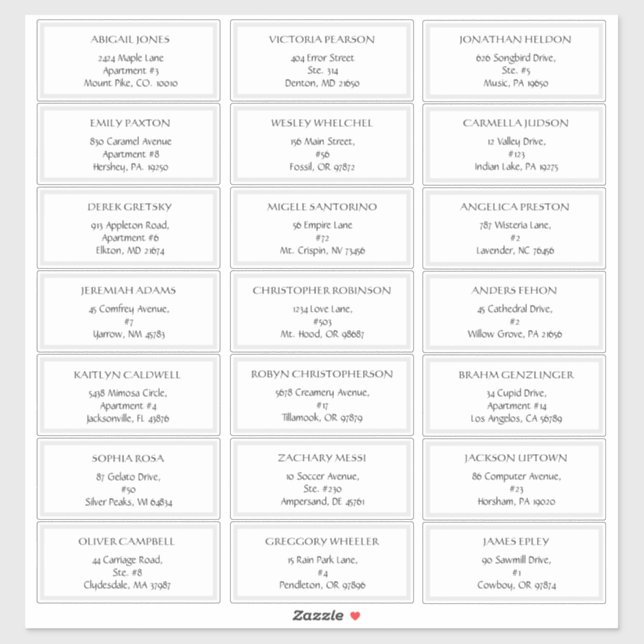 Sakura Mountain | Casual Guest Address Labels (Sheet)