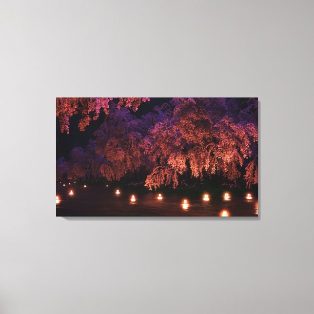 Sakura (Night) Canvas Print (Front)
