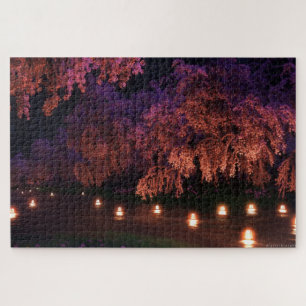 Sakura (Night) (Deluxe) Jigsaw Puzzle