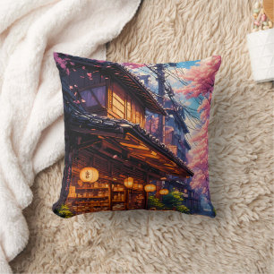 Sakura no Machikado - Cherry Blossom Street Cushion