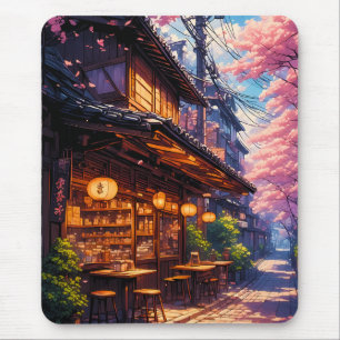 Sakura no Machikado - Cherry Blossom Street Mouse Mat