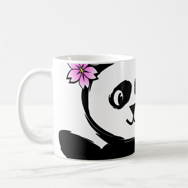 Sakura Panda Coffee Mug (Left)