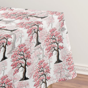 Sakura Pink Cherry Blossom Tree Design  Tablecloth