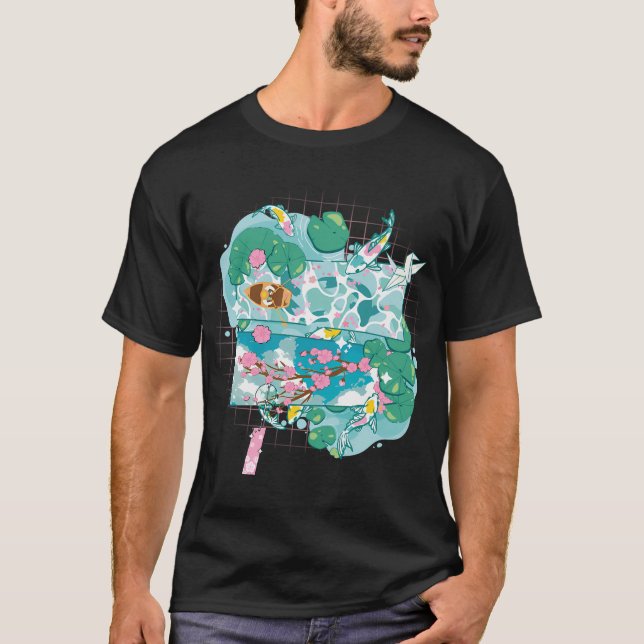 Sakura pond dreams T-Shirt (Front)