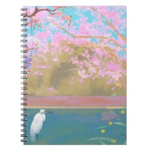 "Sakura Pond" Notebook