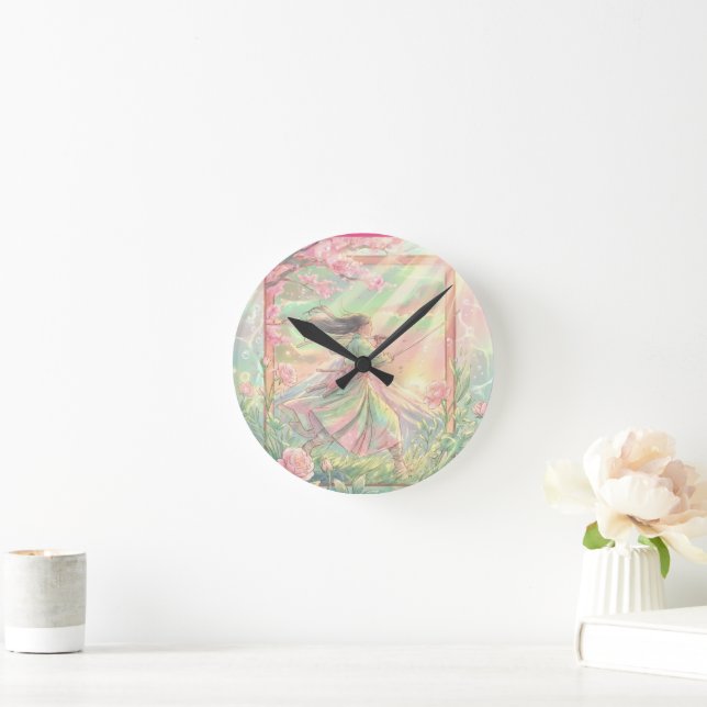 Sakura Round Clock (Home)