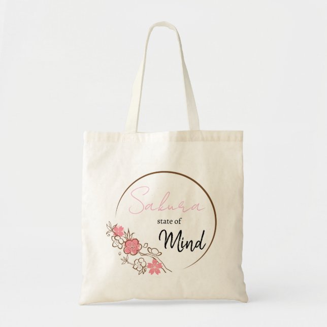 Sakura state of Mind Tote Bag (Front)