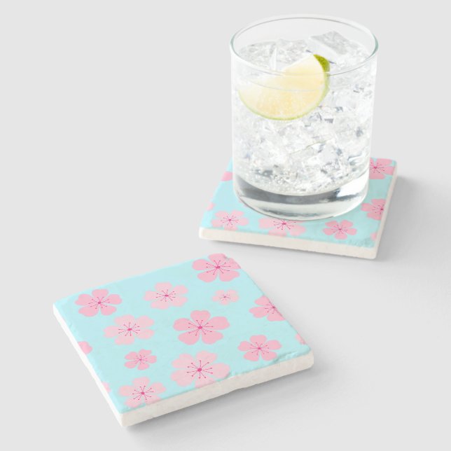 Sakura Stone Coaster (Side)