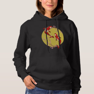 Sakura Taisho Sanke Koi Nishikigoi Cherry Blossom Hoodie