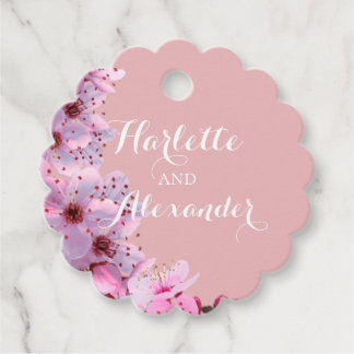 Sakura Theme Favour Tags