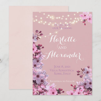 Sakura Theme Invitation