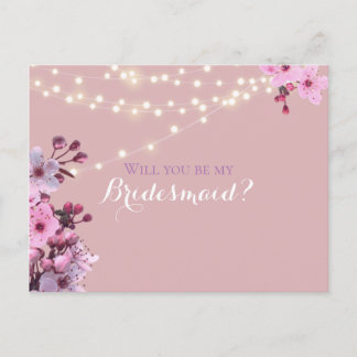 Sakura Theme Invitation Postcard