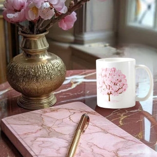 Sakura Tree in Full Bloom – Elegant Spring Design" Coffee Mug
