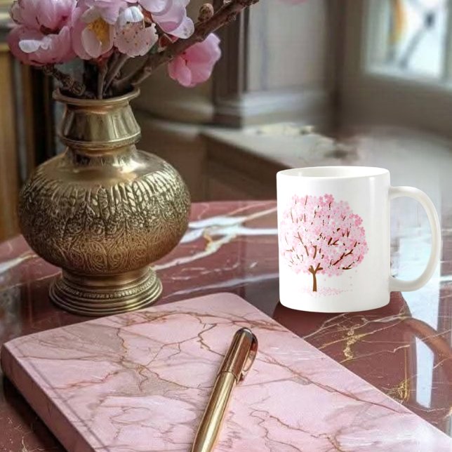 Sakura Tree in Full Bloom – Elegant Spring Design" Coffee Mug (Creator Uploaded)