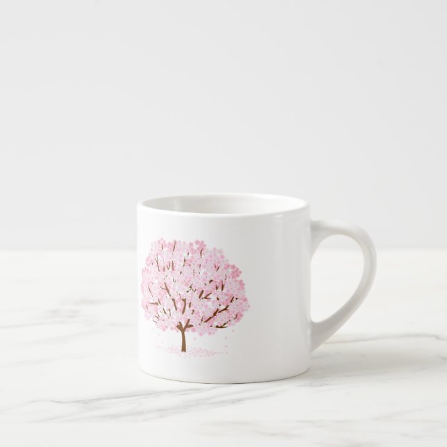 Sakura Tree in Full Bloom – Elegant Spring Design" Espresso Cup (Right)