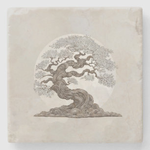 Sakura Tree - Pearl Blossom Stone Coaster