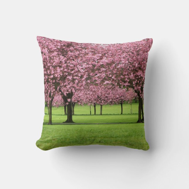 Sakura Trees Cushion (Front)