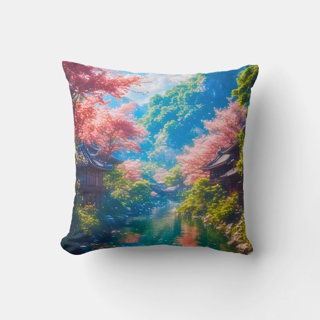 Sakura Utsuru Seiryū  Cushion (Front)